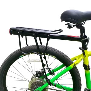 Parrilla trasera de aluminio para bicicleta soporte porta alforjas