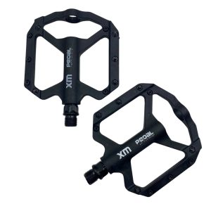 Pedales bicicleta MTB Enduro Ximeng fibra nylon negro