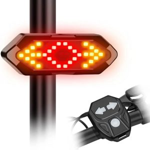 Luz Trasera Señalización Inalámbrica Para Bicicleta USB