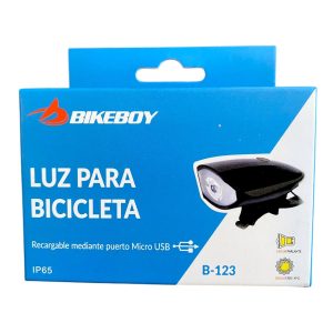 luz para bicicleta con bocina