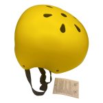 Casco urbano de bicicleta y scooter color amarillo regulable adulto