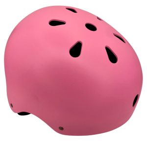 Casco urbano de bicicleta y scooter color rosado regulable adulto