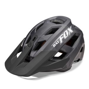 CASCO CERTIFICADO BATFOX FOX CASCO MTB CON LUZ CASCO REGULABLE